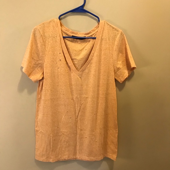 Apricot Lane Tops - Distressed Tee - NWOT